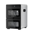 12 Trays Food Dehydrator Dual-Zone Stainless Steel Fruit Jerky Dryer
