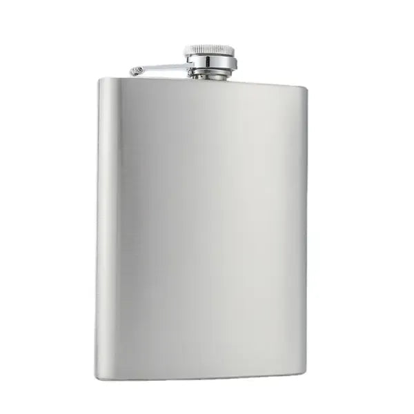 120 ml Stainless Steel Hip Flask with Hinged Screw Cap Leak-Resistant Portable Drink Container for Camping BBQs and Travel - Silver - Home & Garden > Kitchenware > Drinkware - Rivercity House & Home Co. (ABN 18 642 972 209) - Affordable Modern Furniture Australia