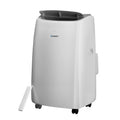 12000BTU Portable Air Conditioner 3300W Mobile Fan Cooler with Remote - White