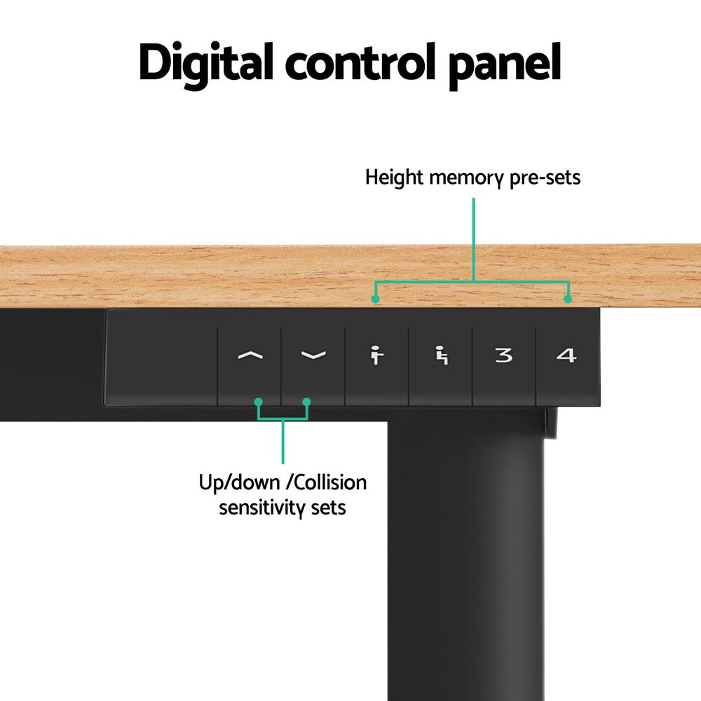 120CM Electric Standing Desk Sit Stand Desks Home Office Computer Desk - Furniture > Office > Desks - Rivercity House & Home Co. (ABN 18 642 972 209) - Affordable Modern Furniture Australia