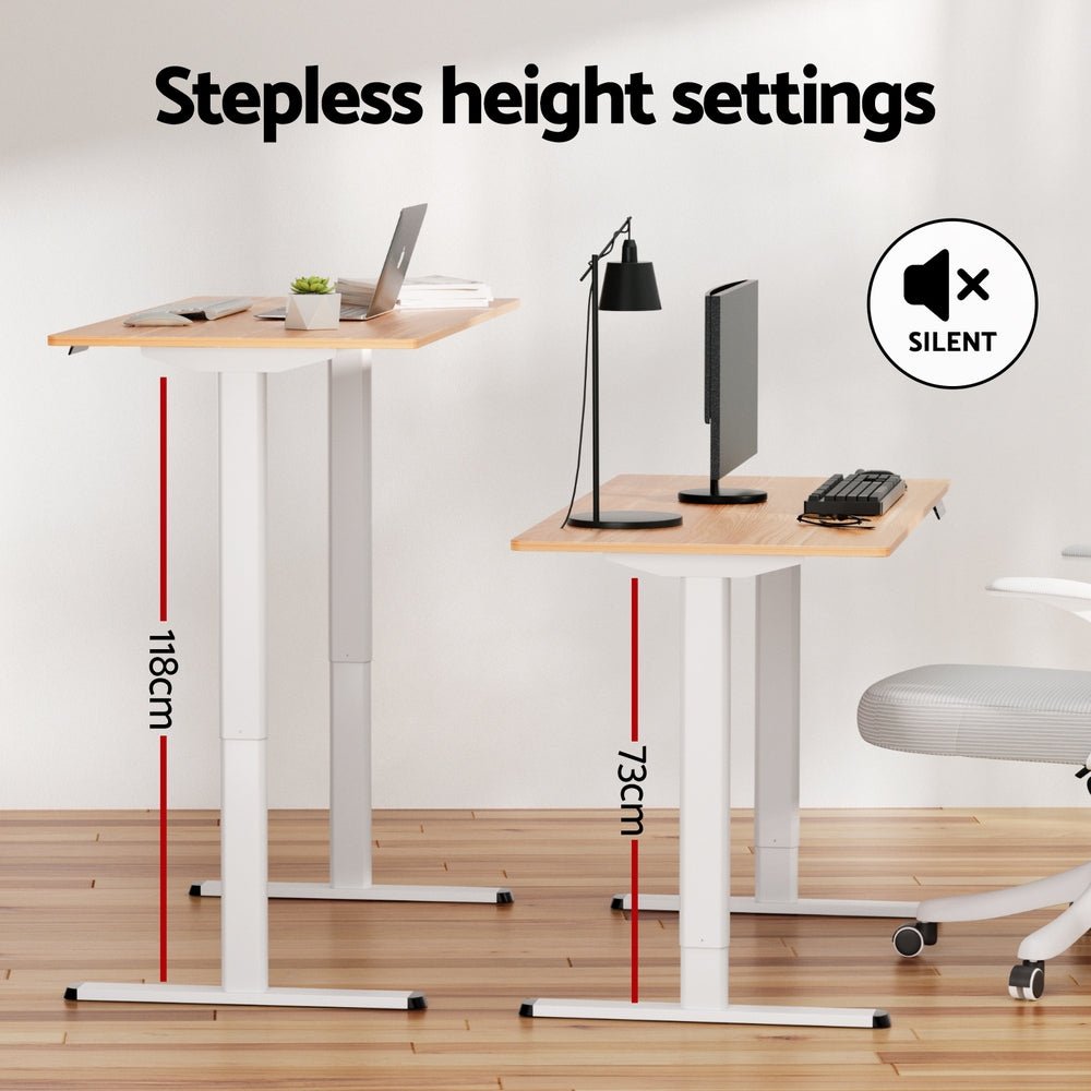 120CM Electric Standing Desk Sit Stand Desks Home Office Computer Desk - Furniture > Office > Desks - Rivercity House & Home Co. (ABN 18 642 972 209) - Affordable Modern Furniture Australia
