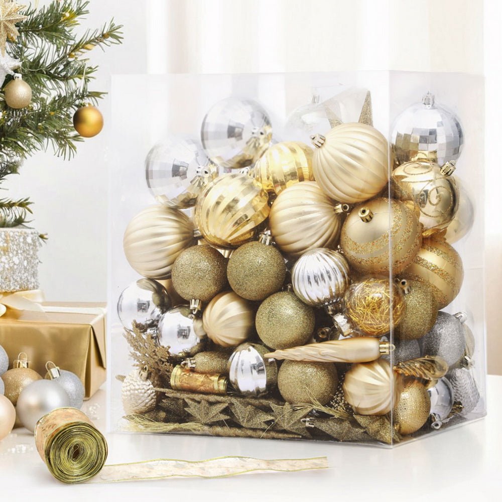 125pcs Christmas Tree Decorations Set Baubles Ornaments Party - Occasions > Christmas > Outdoor Decorations & Lights - Rivercity House & Home Co. (ABN 18 642 972 209) - Affordable Modern Furniture Australia
