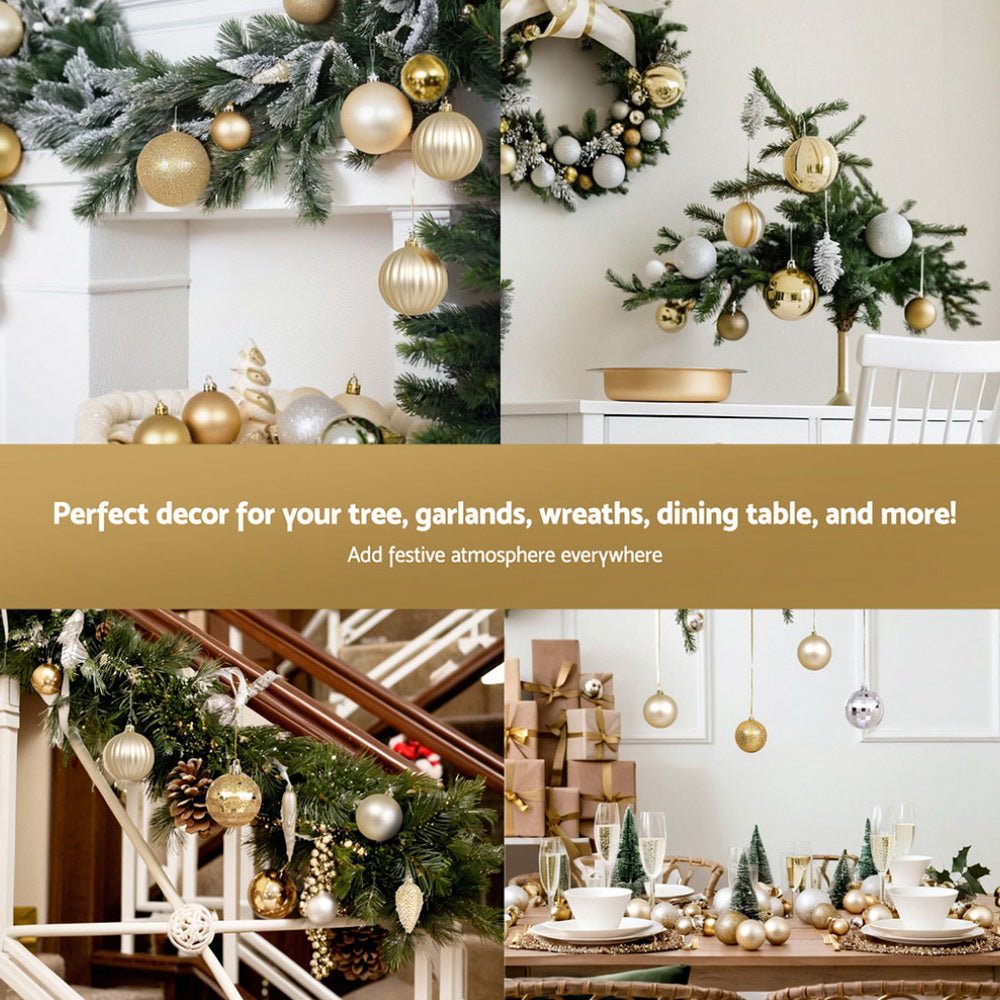 125pcs Christmas Tree Decorations Set Baubles Ornaments Party - Occasions > Christmas > Outdoor Decorations & Lights - Rivercity House & Home Co. (ABN 18 642 972 209) - Affordable Modern Furniture Australia