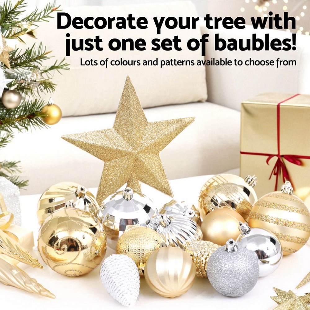 125pcs Christmas Tree Decorations Set Baubles Ornaments Party - Occasions > Christmas > Outdoor Decorations & Lights - Rivercity House & Home Co. (ABN 18 642 972 209) - Affordable Modern Furniture Australia