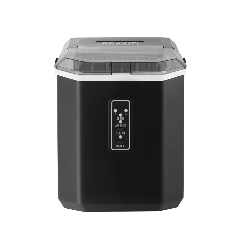 12kg Ice Maker Machine 1.3L w/Scoop Holder Black - Appliances > Kitchen Appliances > Ice Makers - Rivercity House & Home Co. (ABN 18 642 972 209) - Affordable Modern Furniture Australia