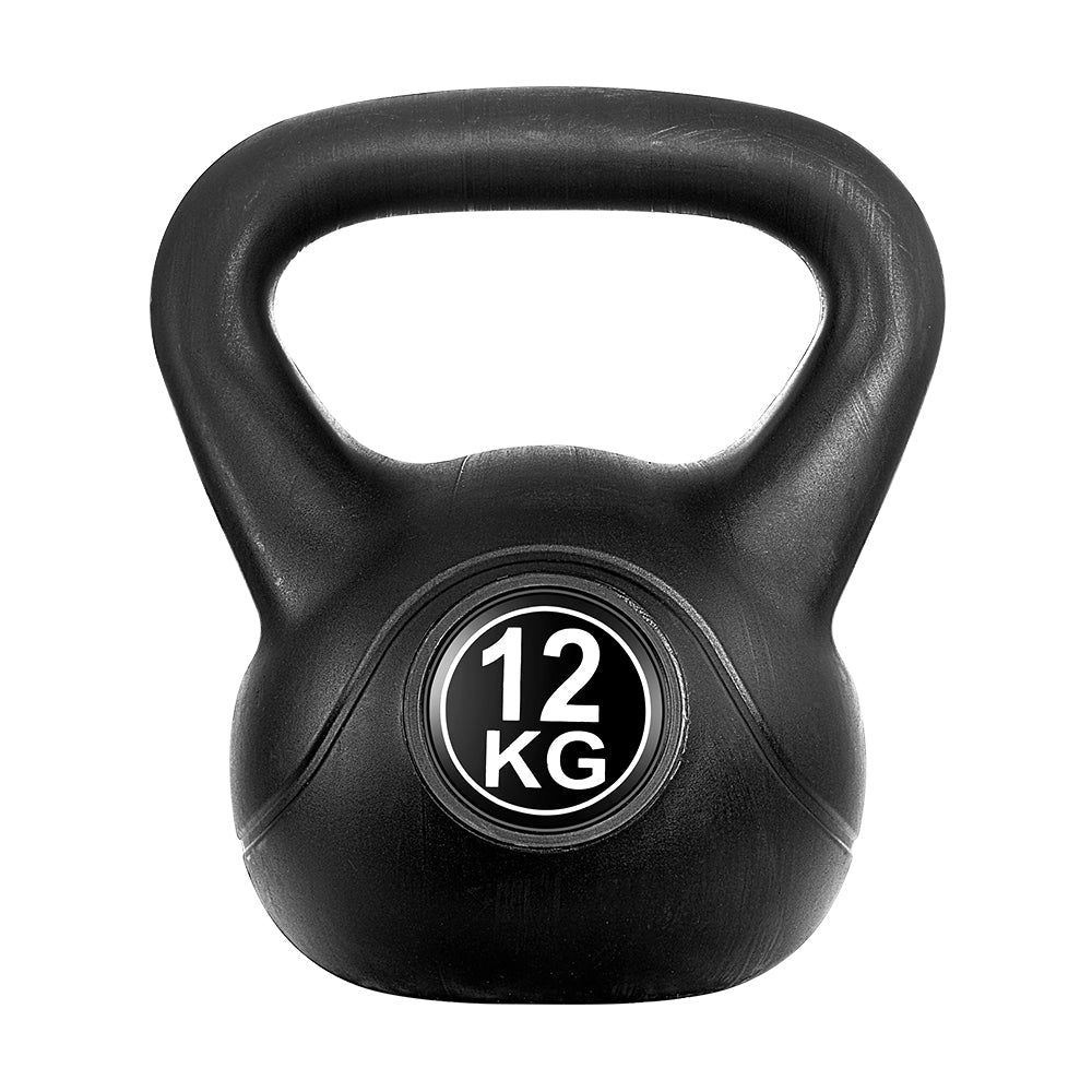 12kg Kettlebell Weight Lifting Dumbbell for Gym Home Use - Black - Sports & Fitness > Exercise, Gym & Fitness > Weightlifting Machines & Racks - Rivercity House & Home Co. (ABN 18 642 972 209) - Affordable Modern Furniture Australia