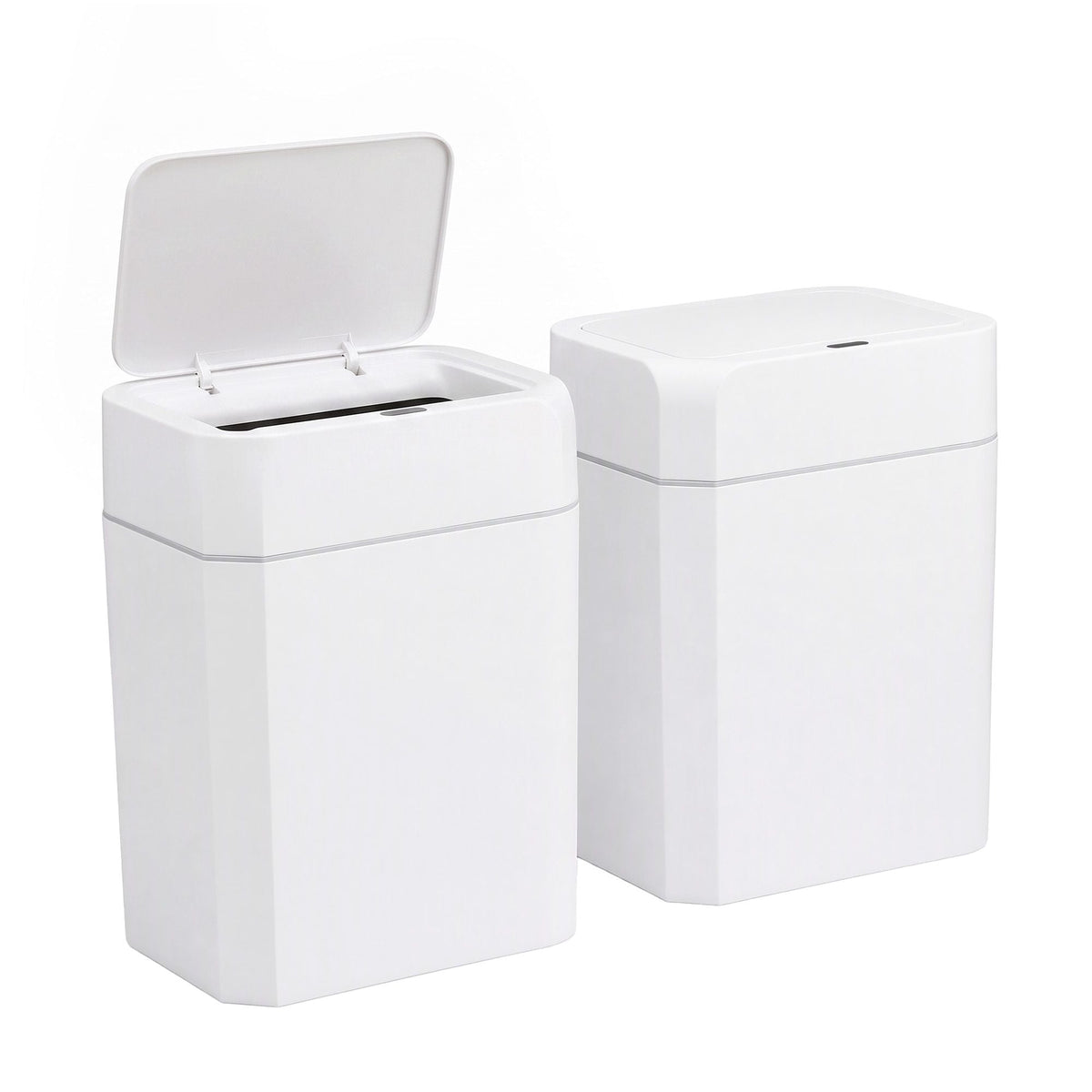 12L Motion Sensor Automatic Touchless Rubbish Bin 2-Pack - White - Home & Garden > Kitchen Bins > Automatic Bins - Rivercity House & Home Co. (ABN 18 642 972 209) - Affordable Modern Furniture Australia