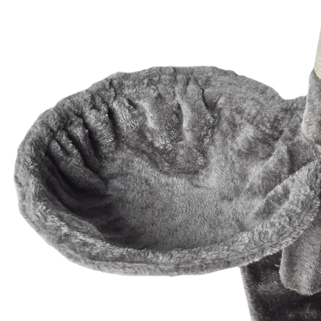 130cm Multi - Level Cat Tree with Scratching Post and Toys - Grey - Rivercity House & Home Co. (ABN 18 642 972 209) - Affordable Modern Furniture Australia