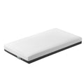 13cm Baby Cot Mattress Gel Foam - White & Grey