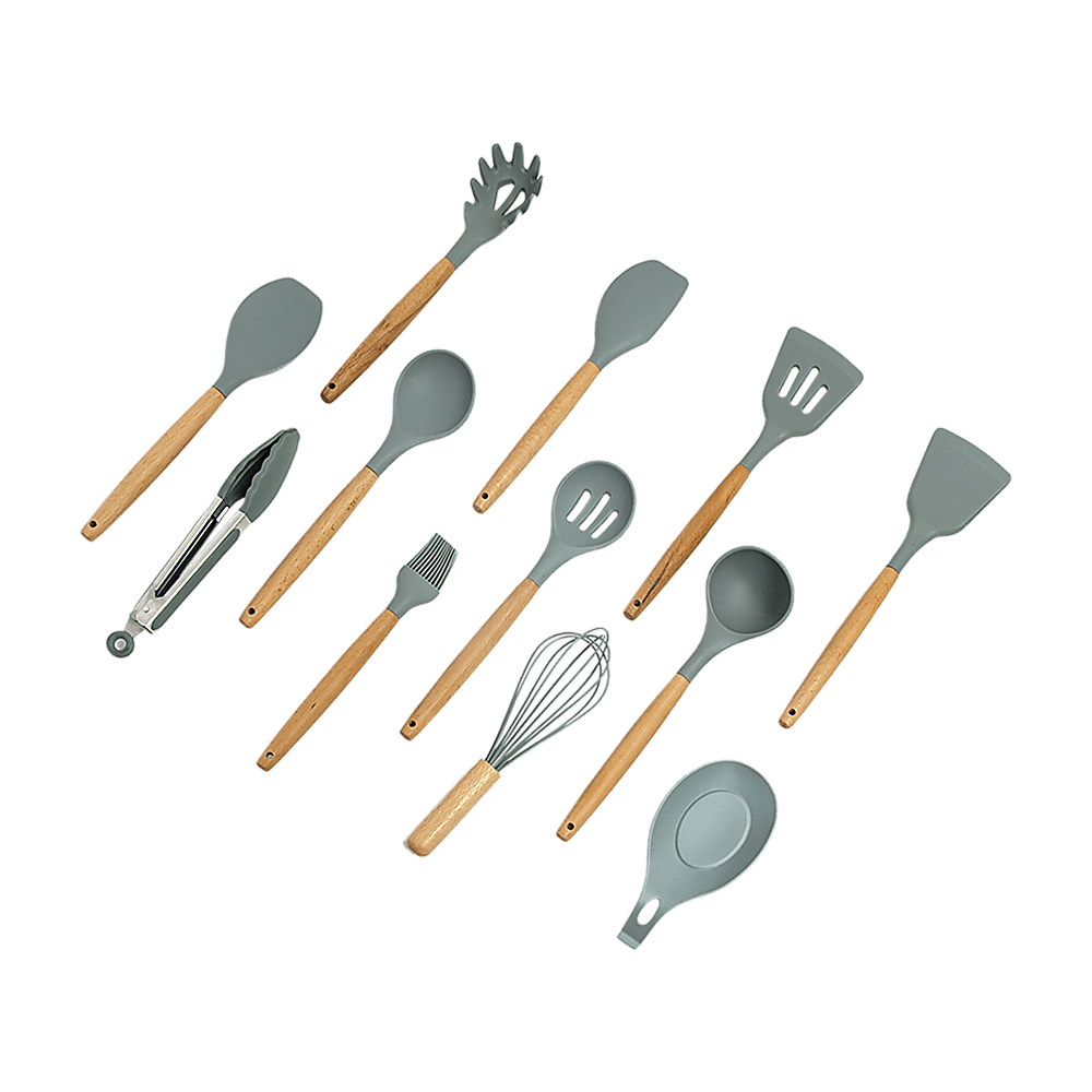 13x Kitchen Utensils for Cooking Baking Silicone Set - Home & Garden > Kitchenware > Kitchen Utensils - Rivercity House & Home Co. (ABN 18 642 972 209) - Affordable Modern Furniture Australia