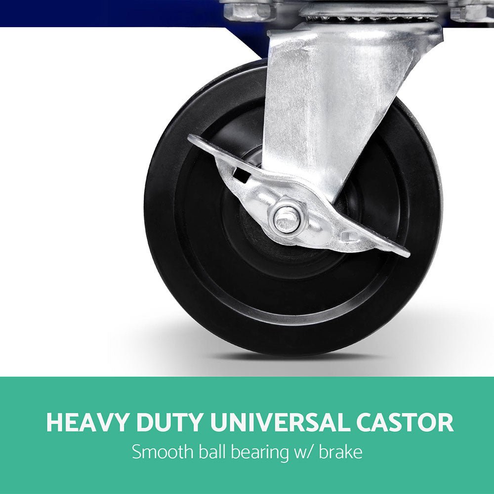 14 Drawer Tool Box Cabinet Chest Mechanic Garage Storage Trolley Blue - Tools > Tools Storage > Tool Cabinets - Rivercity House & Home Co. (ABN 18 642 972 209) - Affordable Modern Furniture Australia