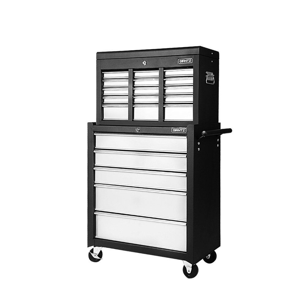 14 Drawer Tool Box Cabinet Chest Mechanic Garage Storage Trolley Grey - Tools > Tools Storage > Tool Cabinets - Rivercity House & Home Co. (ABN 18 642 972 209) - Affordable Modern Furniture Australia