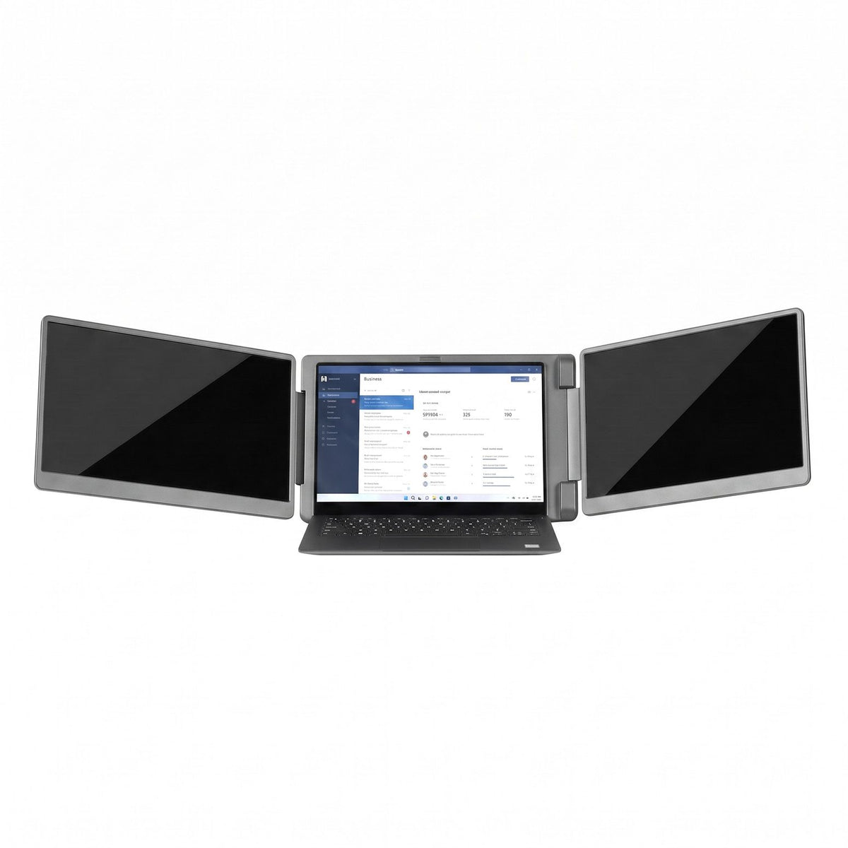 14 Inch Portable Dual Monitor Laptop Screen Extender Triple Display - Electronics > Computer Accessories > Computer Monitors & Accessories - Rivercity House & Home Co. (ABN 18 642 972 209) - Affordable Modern Furniture Australia