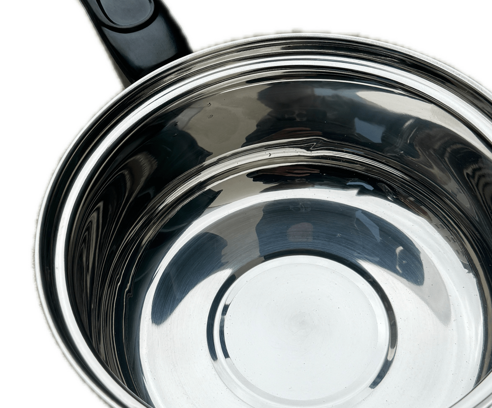 14cm Stainless Steel Milk Pot with Glass Lid Coffee Warmer w Handle - Home & Garden > Kitchenware > Skillets & Frying Pans - Rivercity House & Home Co. (ABN 18 642 972 209) - Affordable Modern Furniture Australia