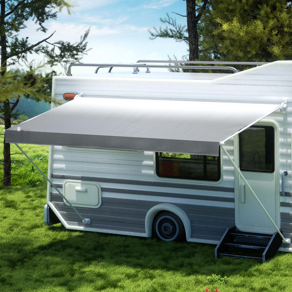 14ft Caravan Awning RV Replacement Fabric 3.95M x 2.42M - Home & Garden > Shading > Awnings - Rivercity House & Home Co. (ABN 18 642 972 209) - Affordable Modern Furniture Australia