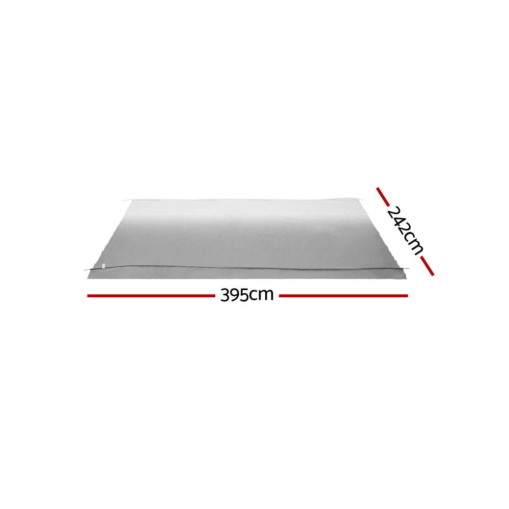 14ft Caravan Awning RV Replacement Fabric 3.95M x 2.42M - Home & Garden > Shading > Awnings - Rivercity House & Home Co. (ABN 18 642 972 209) - Affordable Modern Furniture Australia