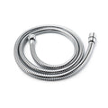 1.5m High Pressure Stainless Steel Shower Hose Replacement - Polished Chrome