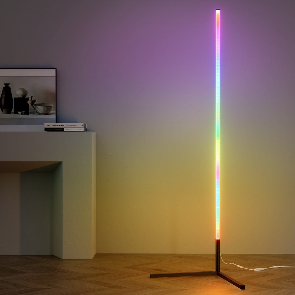 150CM RGB LED Floor Lamp with Remote Control for Gaming Room Corner - Multicolor - Home & Garden > Lighting > Floor Lamps - Rivercity House & Home Co. (ABN 18 642 972 209) - Affordable Modern Furniture Australia