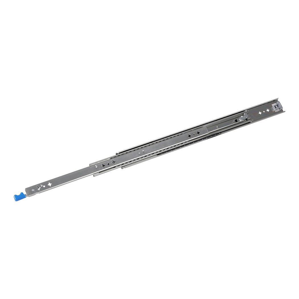150KG Locking Drawer Slides 813MM Full Extension - Silver - Rivercity House & Home Co. (ABN 18 642 972 209) - Affordable Modern Furniture Australia