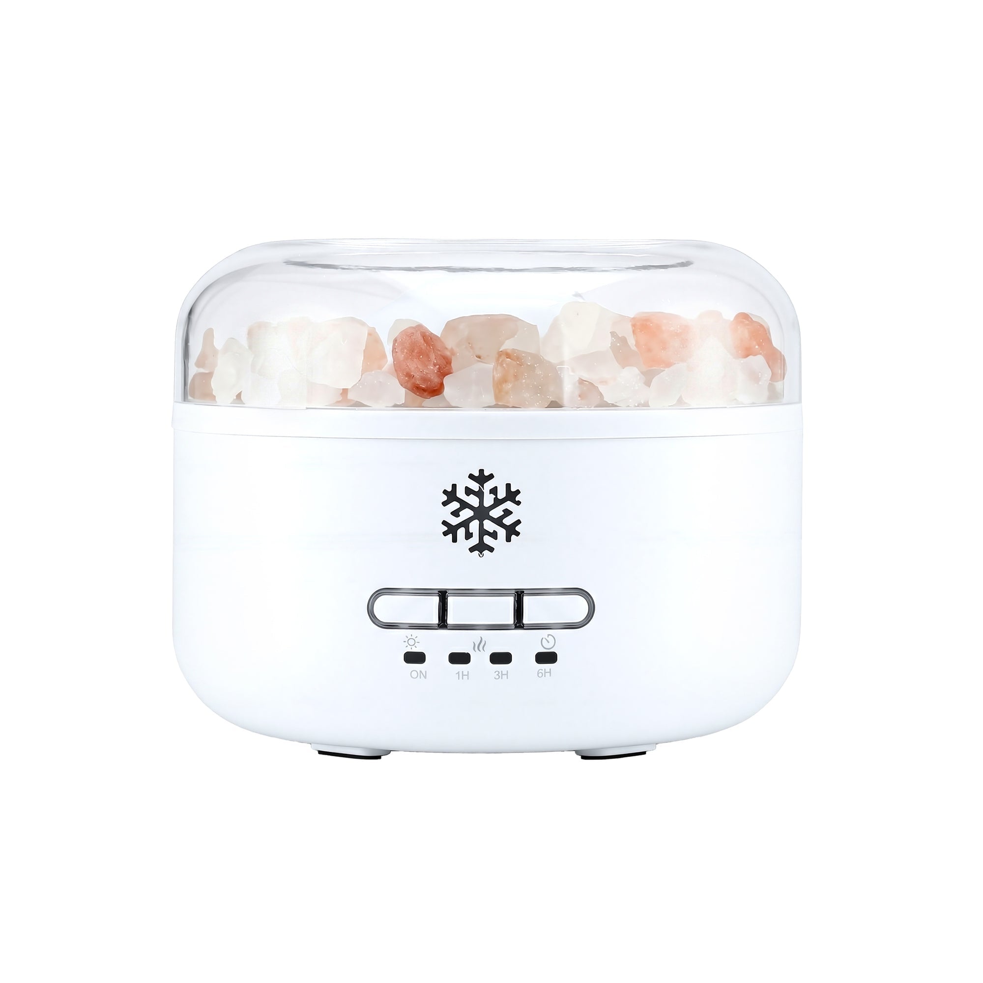 150ml Ultrasonic Salt Lamp Aroma Diffuser Humidifier with 7 LED Colors - White - Appliances > Aroma Diffusers & Humidifiers > Aroma Diffusers - Rivercity House & Home Co. (ABN 18 642 972 209) - Affordable Modern Furniture Australia