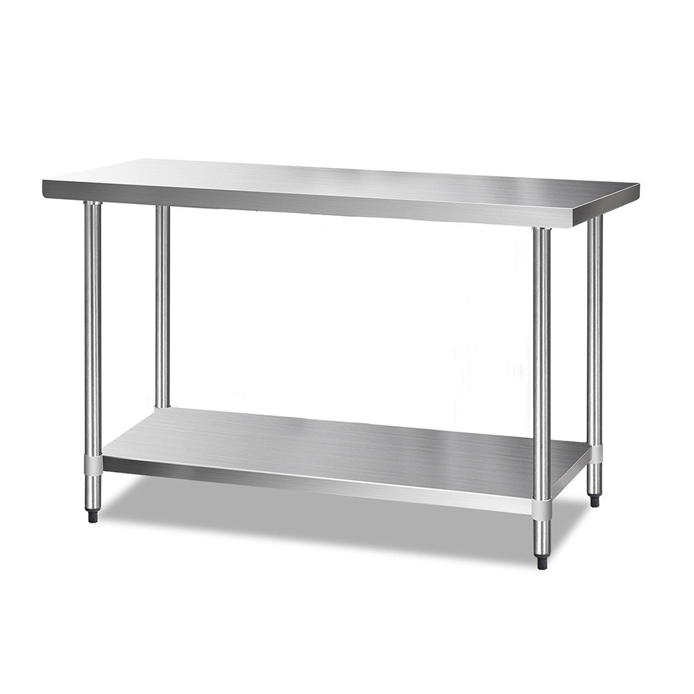 1524x610mm Stainless Steel Kitchen Bench 304 - Furniture > Dining > Kitchen Sinks - Rivercity House & Home Co. (ABN 18 642 972 209) - Affordable Modern Furniture Australia