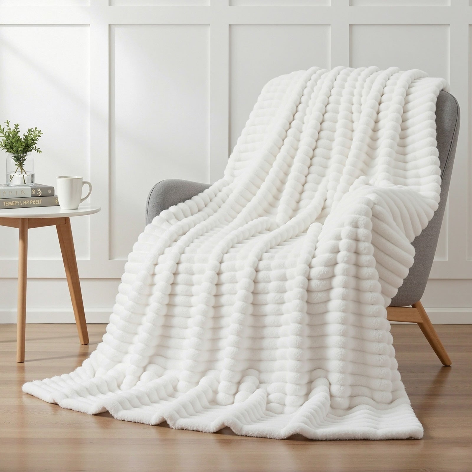 152x203cm Throw Blanket Queen Fleece Lightweight Cozy Sofa Couch Bed Throw - Home & Garden > Bedding > Blankets & Throws - Rivercity House & Home Co. (ABN 18 642 972 209) - Affordable Modern Furniture Australia