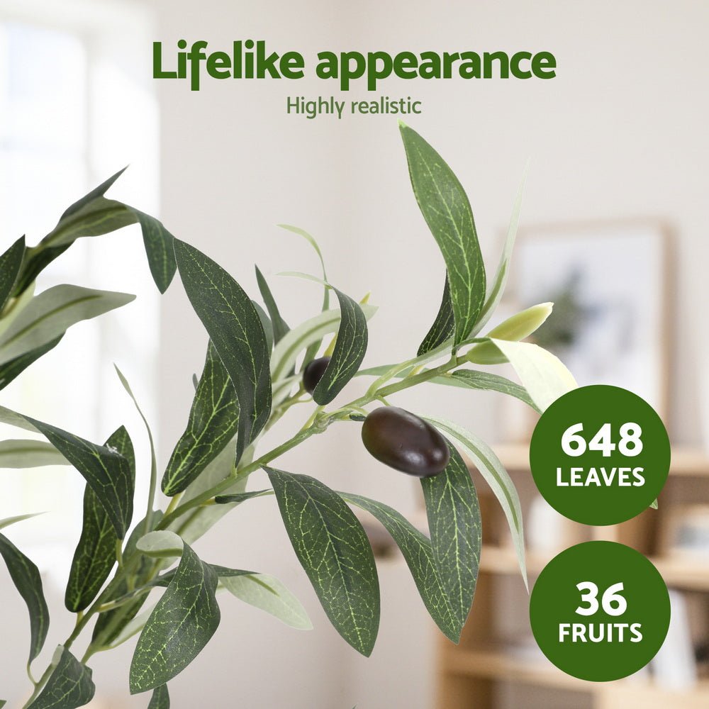 155cm Artificial Olive Tree Faux Trees Indoor Decor Artificial Plants Lifelike Plant - Home & Garden > Artificial Plants > Artificial Trees - Rivercity House & Home Co. (ABN 18 642 972 209) - Affordable Modern Furniture Australia