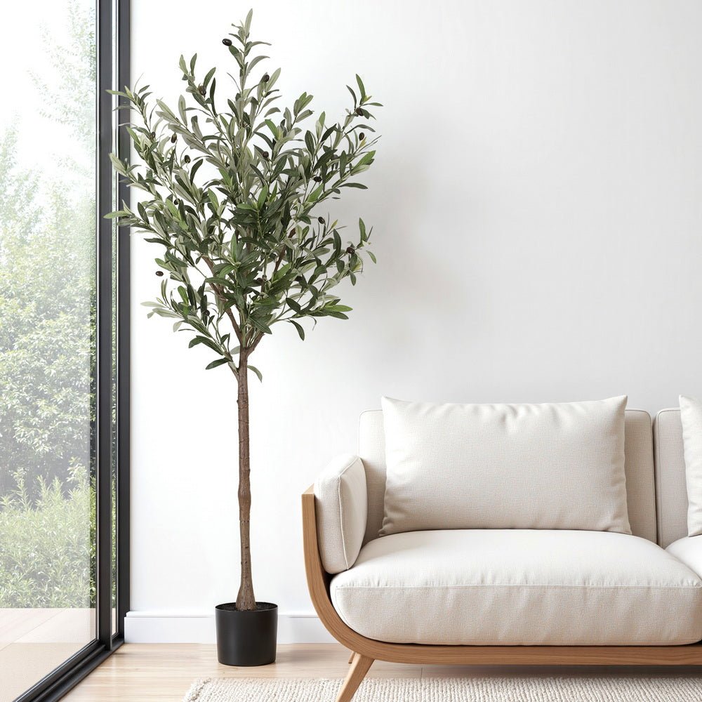 155cm Artificial Olive Tree Faux Trees Indoor Decor Artificial Plants Lifelike Plant - Home & Garden > Artificial Plants > Artificial Trees - Rivercity House & Home Co. (ABN 18 642 972 209) - Affordable Modern Furniture Australia