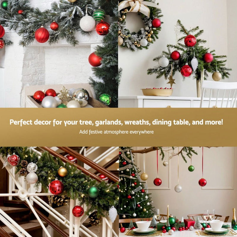 155pcs Christmas Tree Decorations Set Baubles Ornaments Party - Occasions > Christmas > Christmas Decorations - Rivercity House & Home Co. (ABN 18 642 972 209) - Affordable Modern Furniture Australia