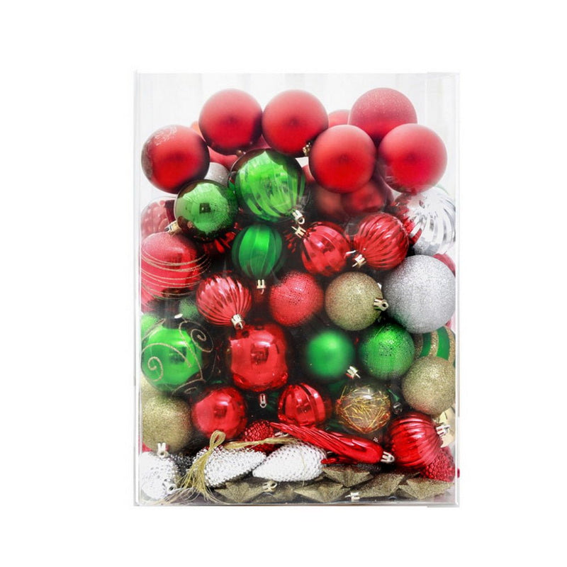 155pcs Christmas Tree Decorations Set Baubles Ornaments Party - Occasions > Christmas > Christmas Decorations - Rivercity House & Home Co. (ABN 18 642 972 209) - Affordable Modern Furniture Australia