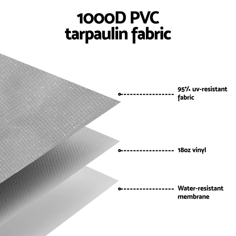 15ft Caravan Awning RV Replacement Fabric 4.32M x 2.42M - Home & Garden > Shading > Awnings - Rivercity House & Home Co. (ABN 18 642 972 209) - Affordable Modern Furniture Australia