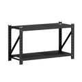 1.5m x 0.9m Warehouse Garage Storage Shelf Rack - Black