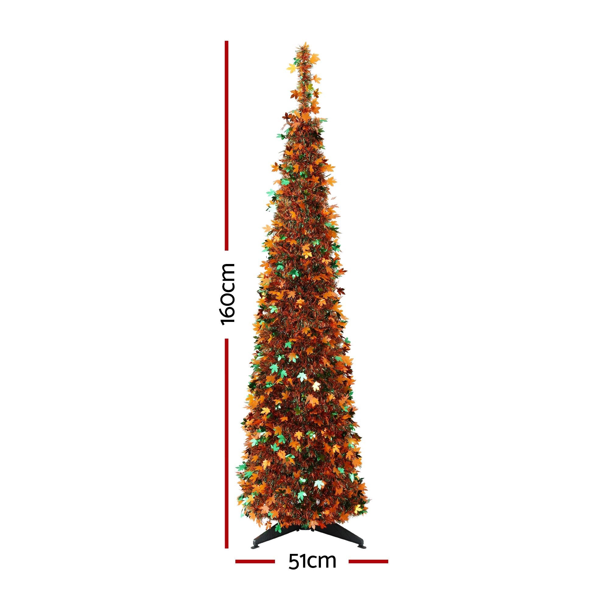 160cm Pop Up Christmas Tree Artificial Christmas Tree Golden Maple Leaf - Occasions > Christmas > Christmas Trees - Rivercity House & Home Co. (ABN 18 642 972 209) - Affordable Modern Furniture Australia