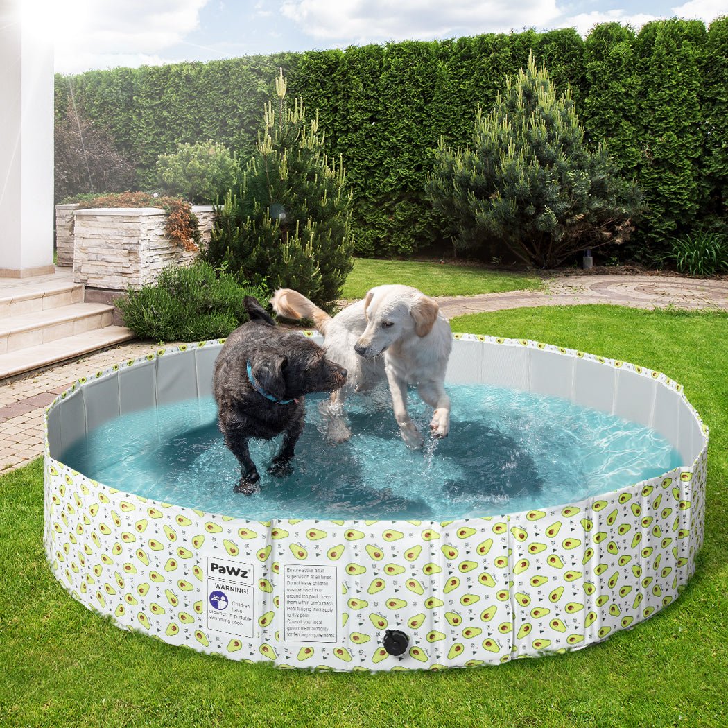 160cm XXL Portable Pet Swimming Pool - Avocados - Rivercity House & Home Co. (ABN 18 642 972 209) - Affordable Modern Furniture Australia