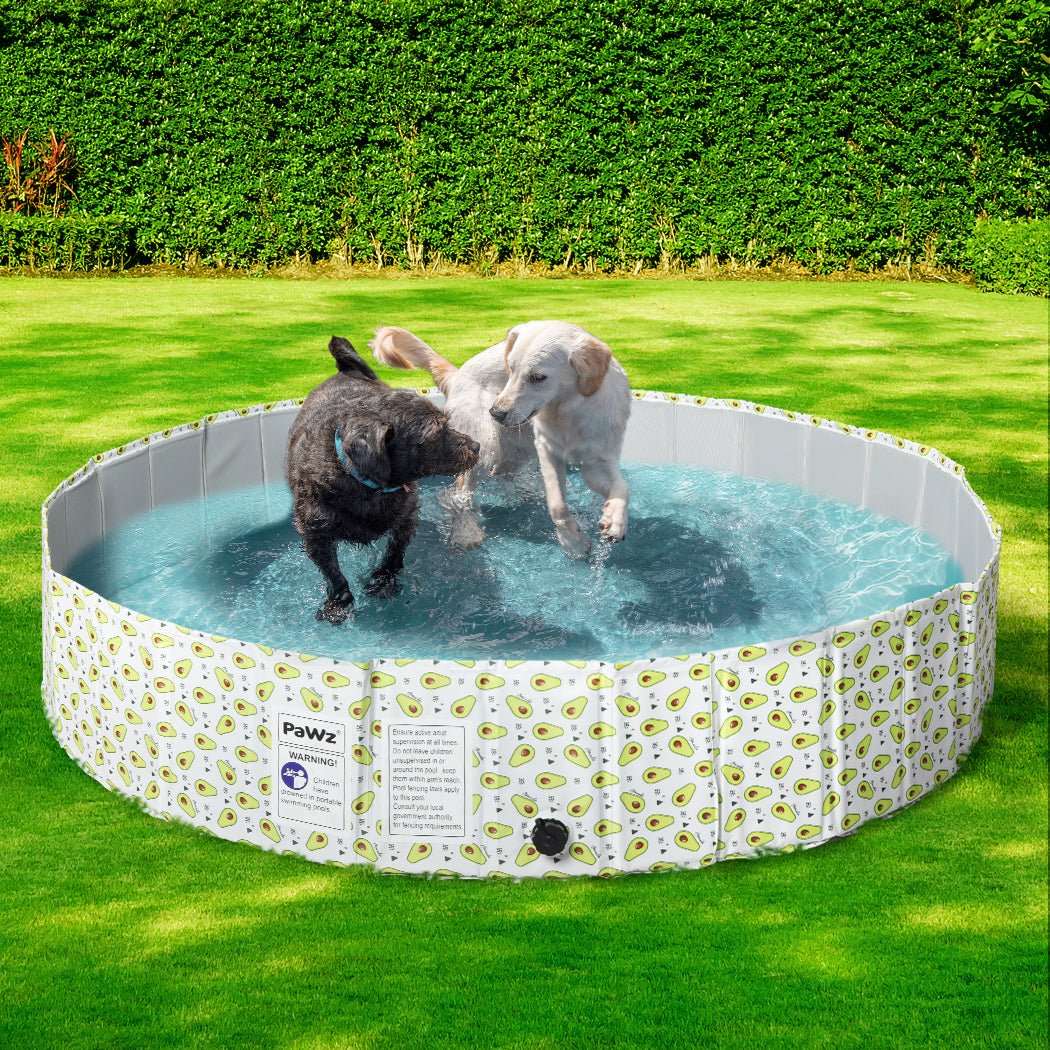 160cm XXL Portable Pet Swimming Pool - Avocados - Rivercity House & Home Co. (ABN 18 642 972 209) - Affordable Modern Furniture Australia