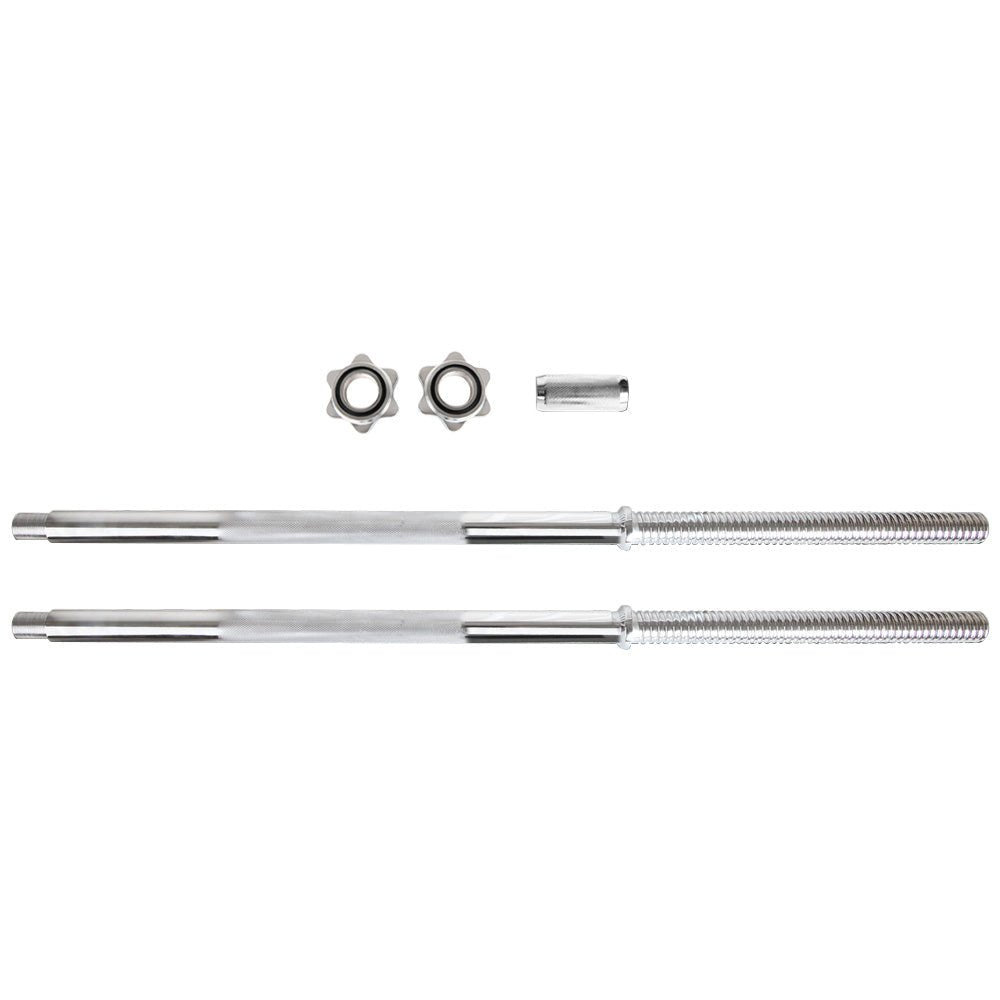 168cm Barbell Bar with Spring Collars for Weight Plates - Silver - Sports & Fitness > Exercise, Gym & Fitness > Free Weights - Rivercity House & Home Co. (ABN 18 642 972 209) - Affordable Modern Furniture Australia