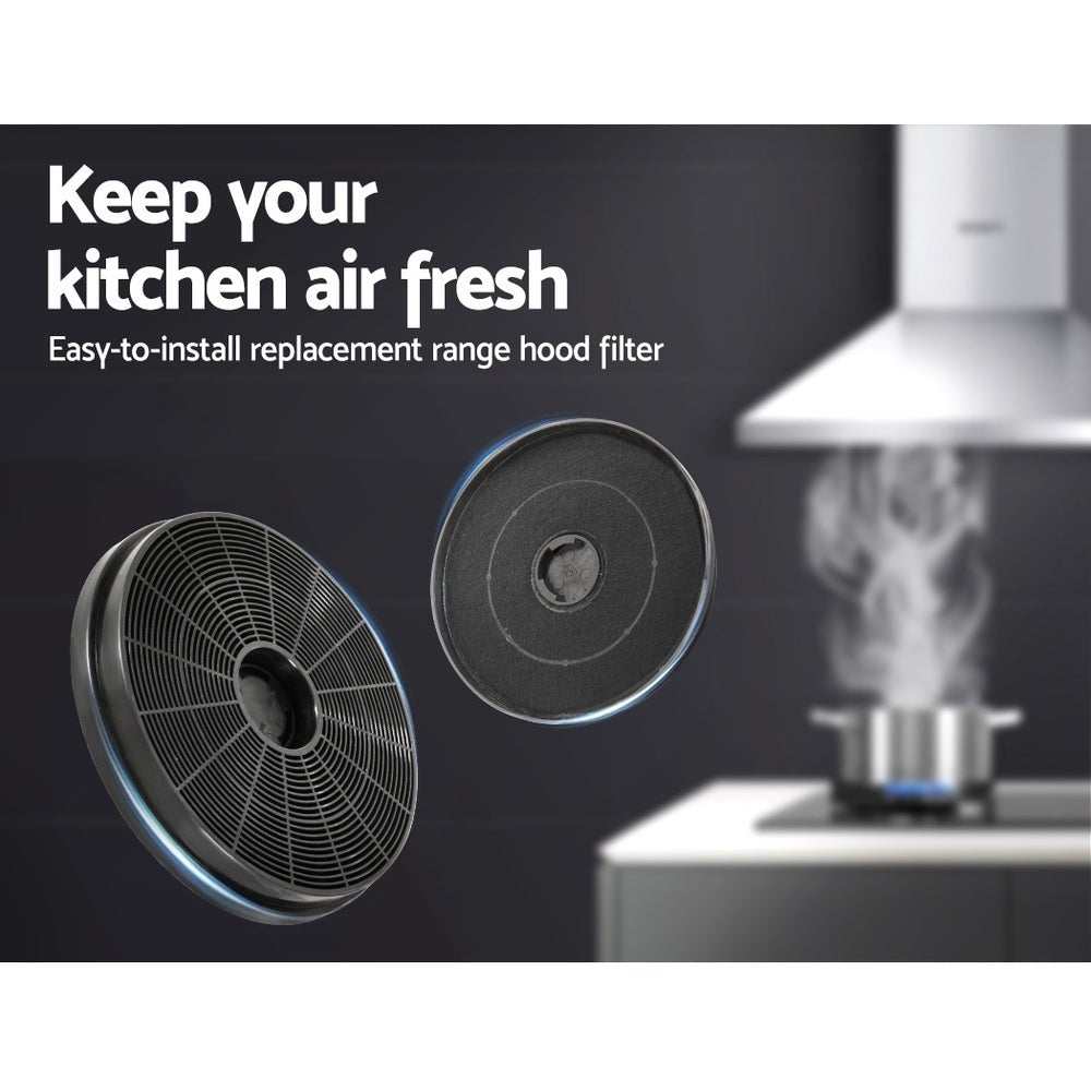 17cm Range Hood Carbon Charcoal Filters Replacement X2 - Appliances > Kitchen Appliances > Cooking Ranges - Rivercity House & Home Co. (ABN 18 642 972 209) - Affordable Modern Furniture Australia