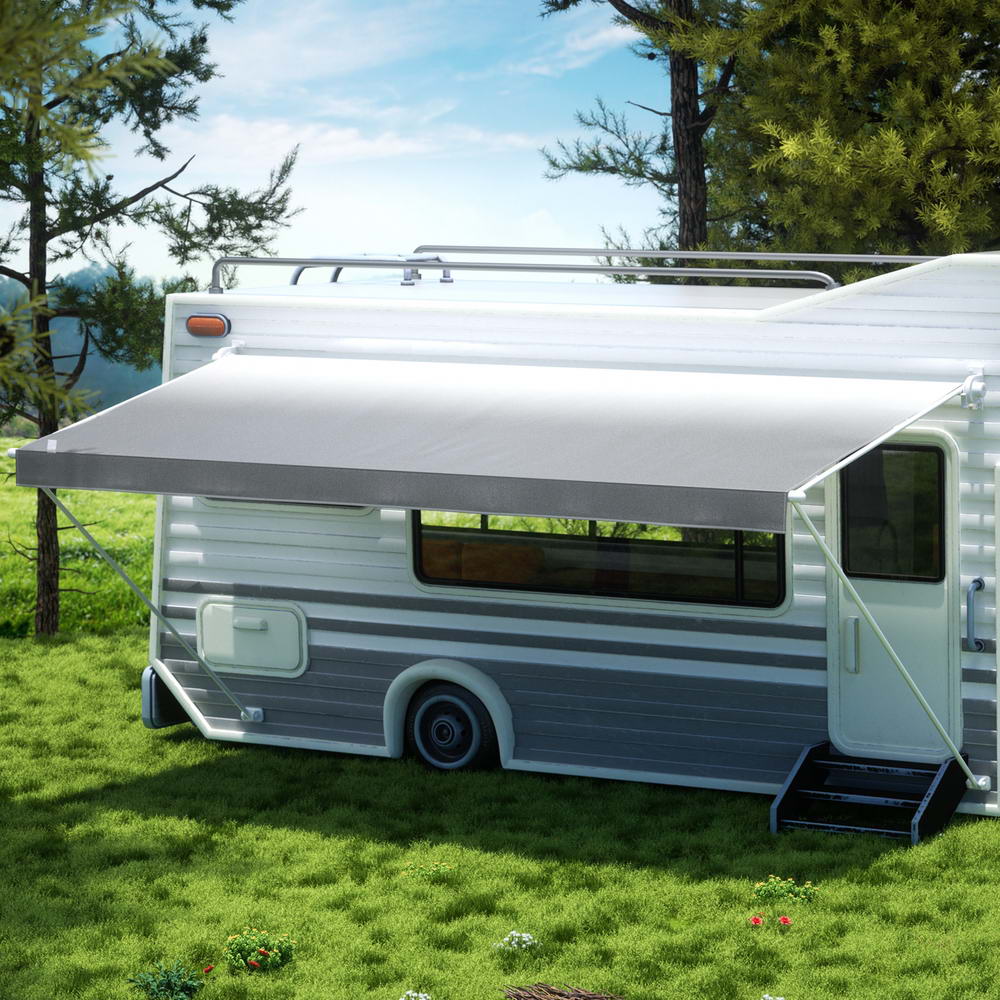 17ft Caravan Awning RV Replacement Fabric 4.93M x 2.42M - Home & Garden > Shading > Awnings - Rivercity House & Home Co. (ABN 18 642 972 209) - Affordable Modern Furniture Australia