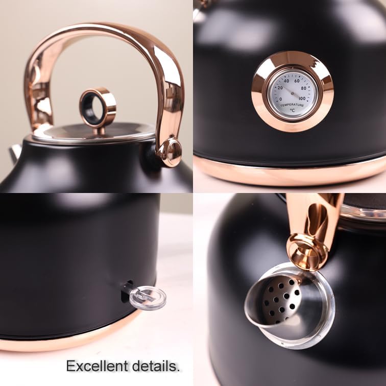 1.7L Electric Water Kettle Black - Appliances > Kitchen Appliances > Kettles - Rivercity House & Home Co. (ABN 18 642 972 209) - Affordable Modern Furniture Australia
