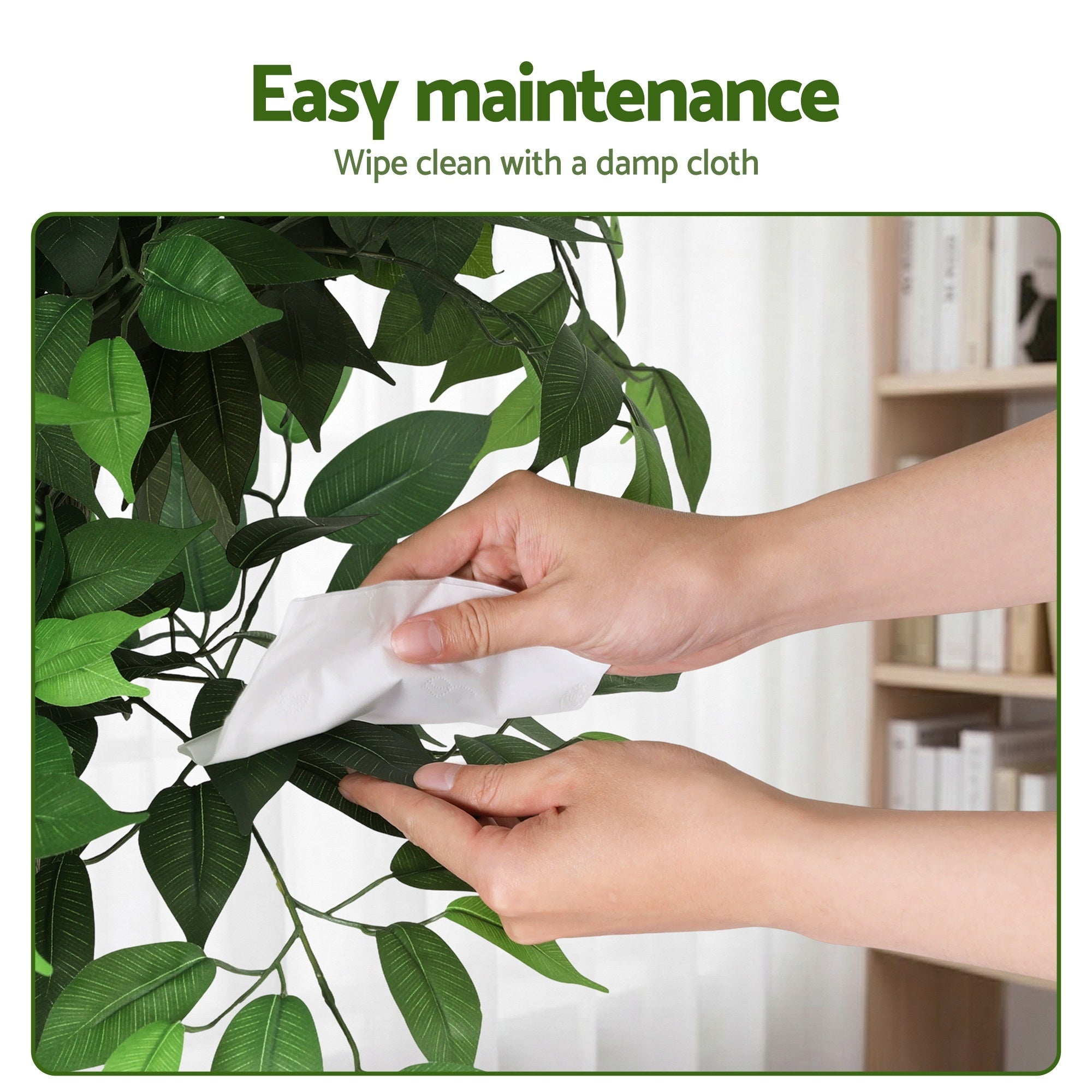180cm Artificial Ficus Tree Faux Trees Indoor Decor Artificial Plants Lifelike Plant 1.8M - Home & Garden > Artificial Plants > Artificial Trees - Rivercity House & Home Co. (ABN 18 642 972 209) - Affordable Modern Furniture Australia