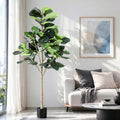 180cm Artificial Fiddle Tree Faux Trees Indoor Decor Artificial Plants Lifelike Plant 1.8M
