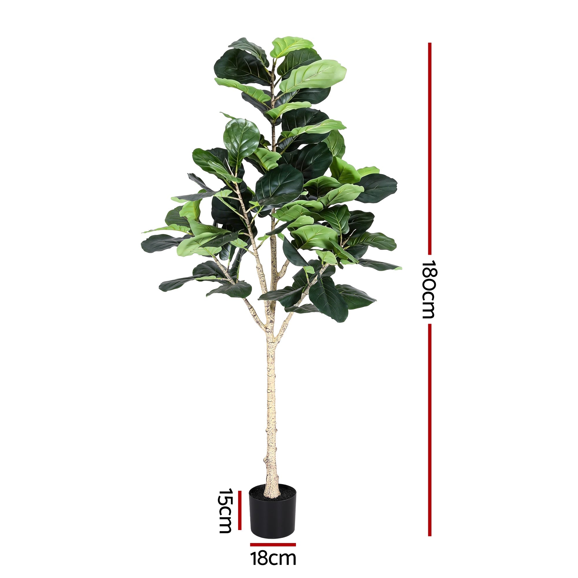 180cm Artificial Fiddle Tree Faux Trees Indoor Decor Artificial Plants Lifelike Plant 1.8M - Home & Garden > Artificial Plants > Artificial Trees - Rivercity House & Home Co. (ABN 18 642 972 209) - Affordable Modern Furniture Australia