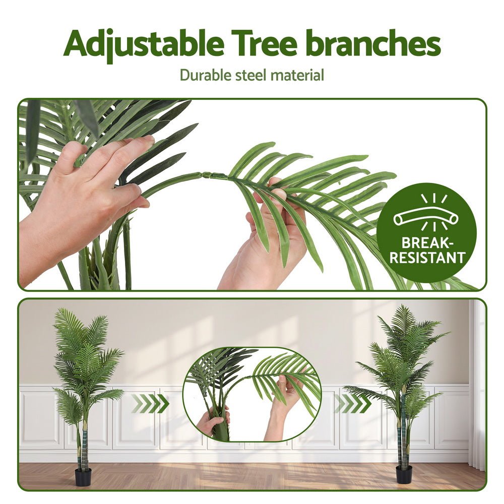 180cm Artificial Palm Tree Faux Trees Indoor Decor Artificial Plants Lifelike Plant 1.8M - Home & Garden > Artificial Plants > Artificial Trees - Rivercity House & Home Co. (ABN 18 642 972 209) - Affordable Modern Furniture Australia