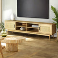 180CM Rattan TV Cabinet Entertainment Unit