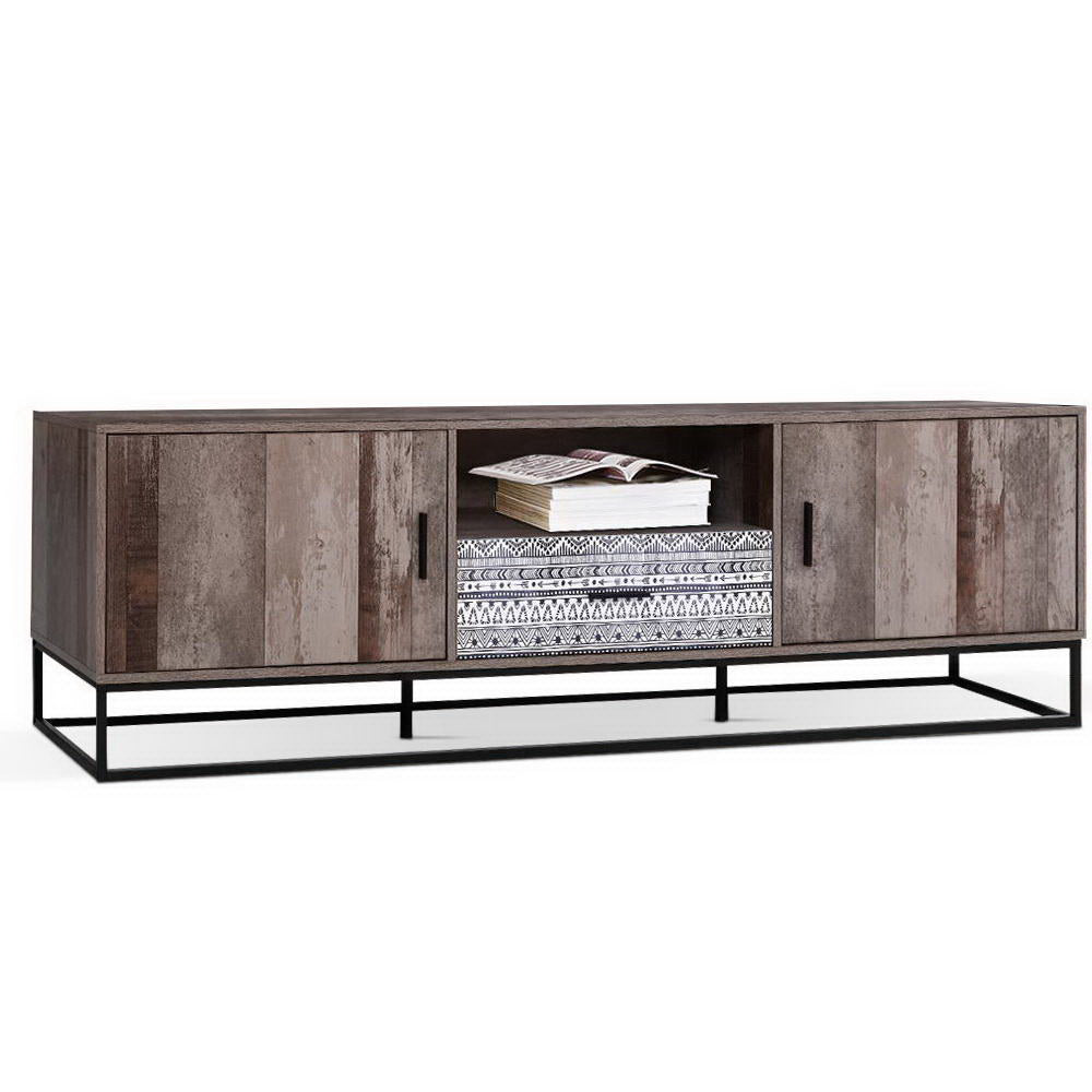 180CM Rustic TV Cabinet - Rivercity House & Home Co. (ABN 18 642 972 209) - Affordable Modern Furniture Australia