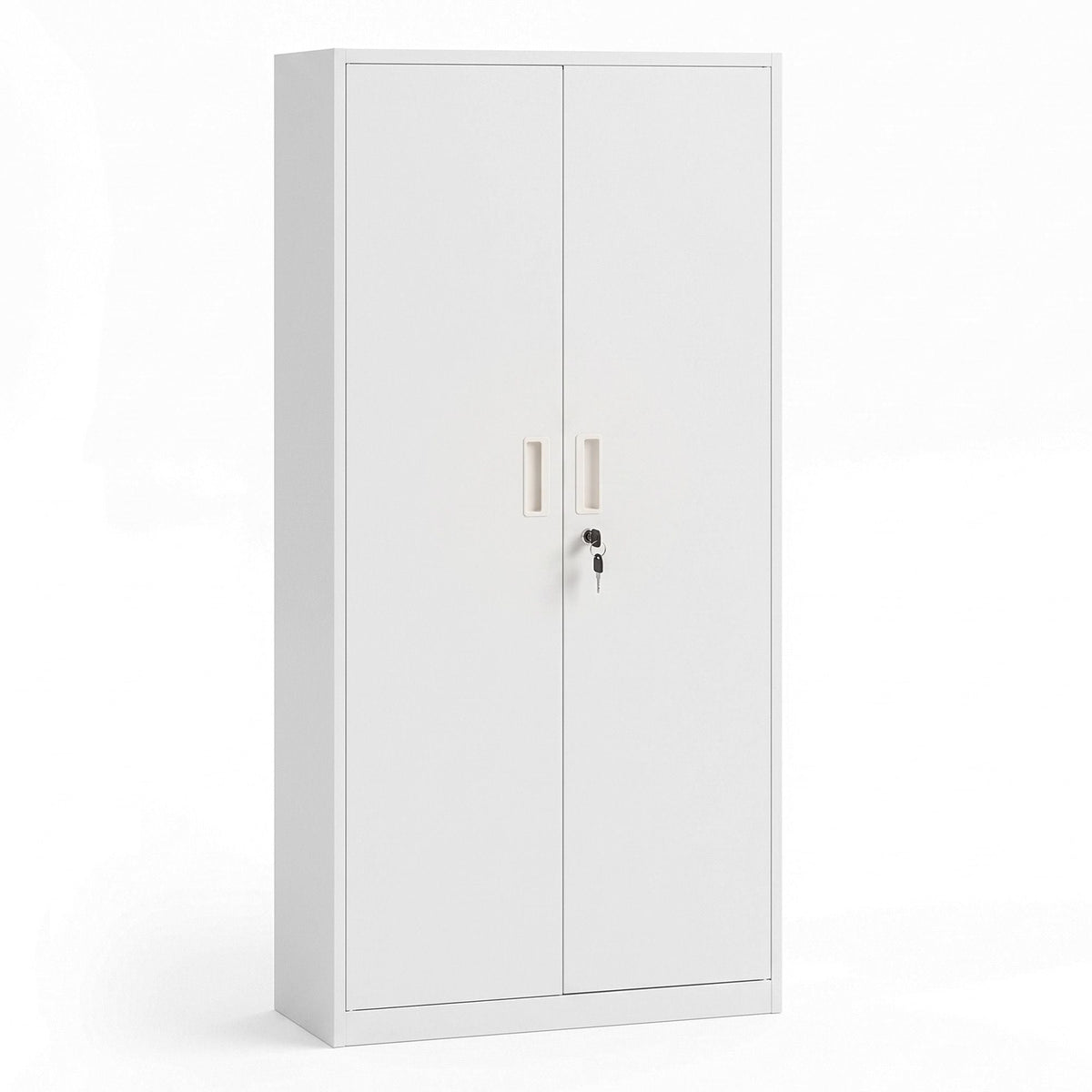 180cm Steel Locker Cabinet with 4 Adjustable Shelves and Lock - Home & Garden > Storage > Storage Cabinets & Lockers - Rivercity House & Home Co. (ABN 18 642 972 209) - Affordable Modern Furniture Australia