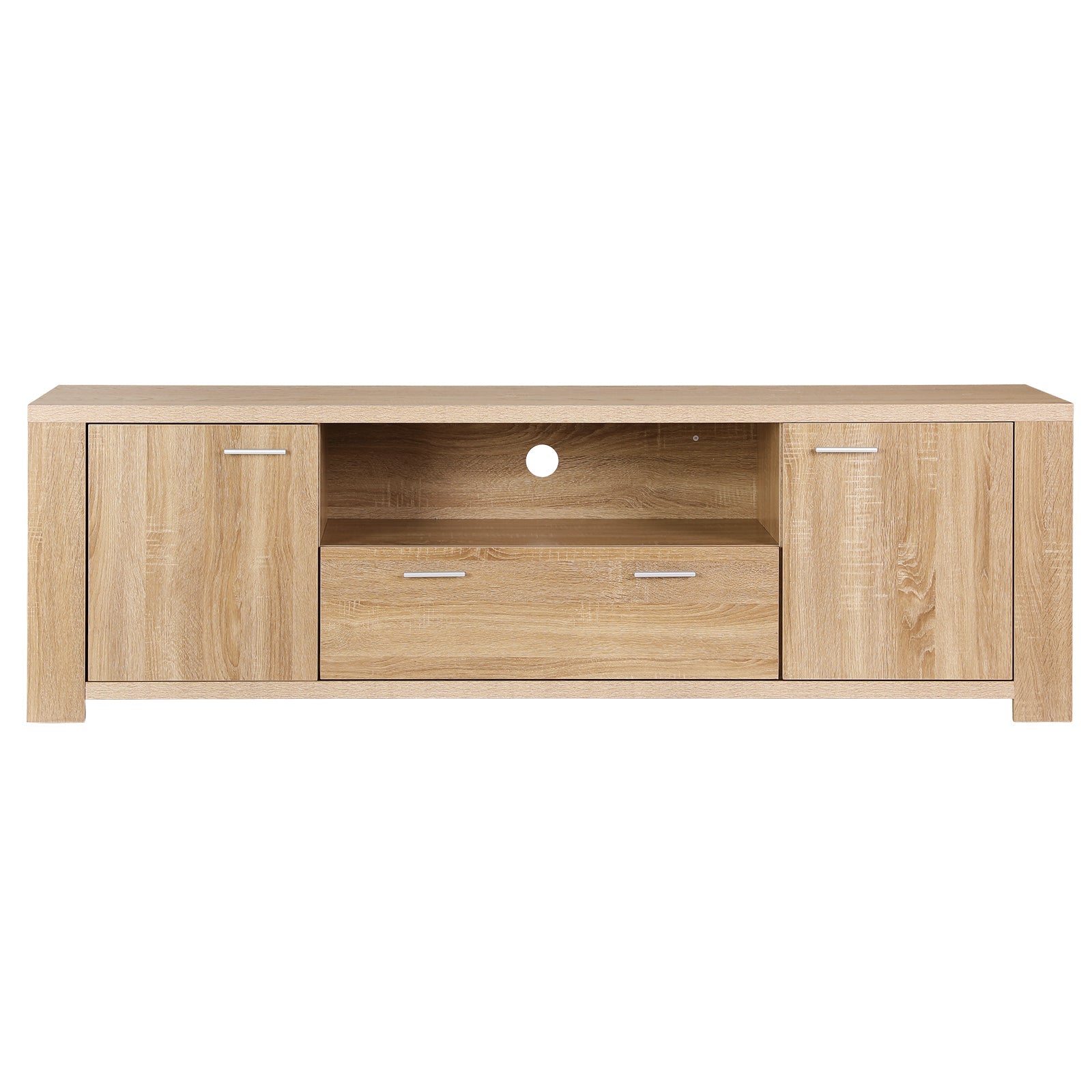 180cm TV Unit Entertainment Unit Storage Drawer Cabinet Pine - Furniture > Living Room > TV Units - Rivercity House & Home Co. (ABN 18 642 972 209) - Affordable Modern Furniture Australia