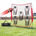 1.8m Football Training Net 5 Target Portable Soccer Goal Nets Rebounder
