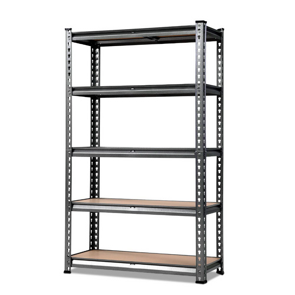 1.8M Garage Shelving Warehouse Rack Pallet Racking Storage Shelf Charcoal - Tools > Tools Storage > Wall Storage Racks - Rivercity House & Home Co. (ABN 18 642 972 209) - Affordable Modern Furniture Australia