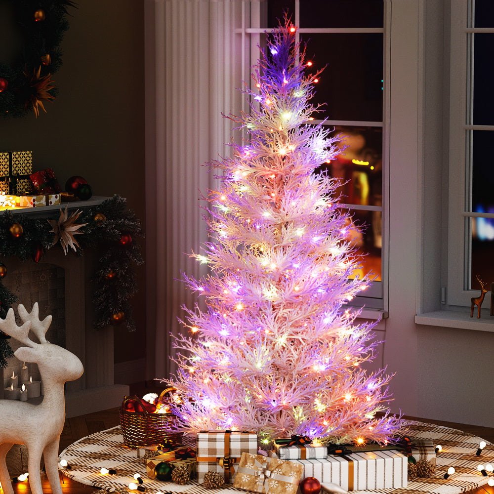 1.8M LED Christmas Tree 8 Modes Adjustable Multi Color Light Snowy - Occasions > Christmas > Christmas Trees - Rivercity House & Home Co. (ABN 18 642 972 209) - Affordable Modern Furniture Australia